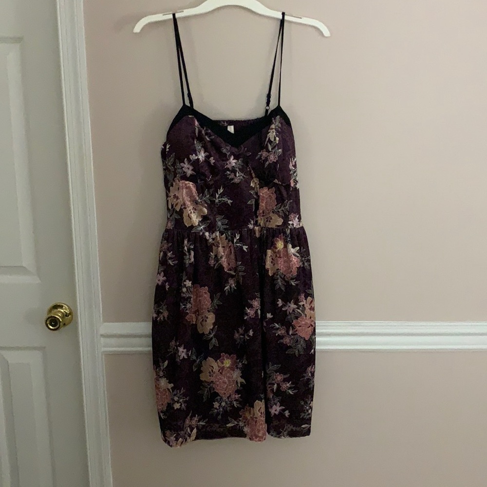 Purple and Floral Dress Size XXL